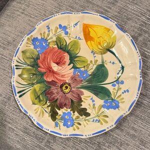 Italian Renaissance Revival Nove Rose Majolica Pottery